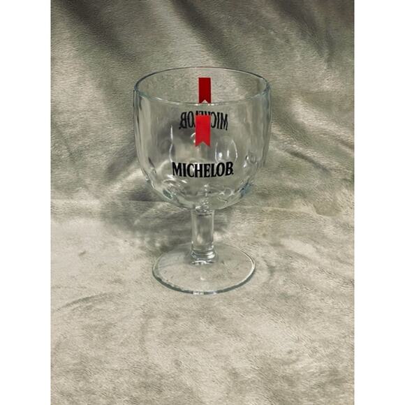 Vintage Michelob Glass 16oz Footed Goblet (1970s)- EXCELLENT - Picture 3 of 5